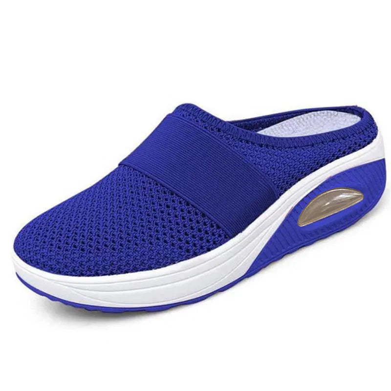 Women Wedge Slippers Premium Slippers Vintage Anti-Slip Casual Female Platform Retro Shoes plus Size Orthopedic Diabetic Sandals