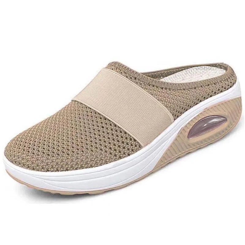 Women Wedge Slippers Premium Slippers Vintage Anti-Slip Casual Female Platform Retro Shoes plus Size Orthopedic Diabetic Sandals