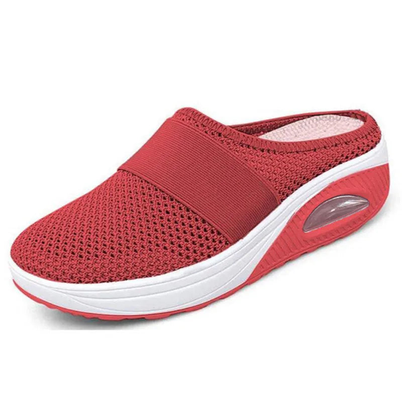 Women Wedge Slippers Premium Slippers Vintage Anti-Slip Casual Female Platform Retro Shoes plus Size Orthopedic Diabetic Sandals