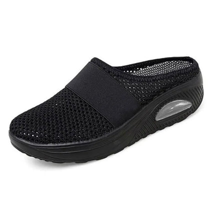 Women Wedge Slippers Premium Slippers Vintage Anti-Slip Casual Female Platform Retro Shoes plus Size Orthopedic Diabetic Sandals