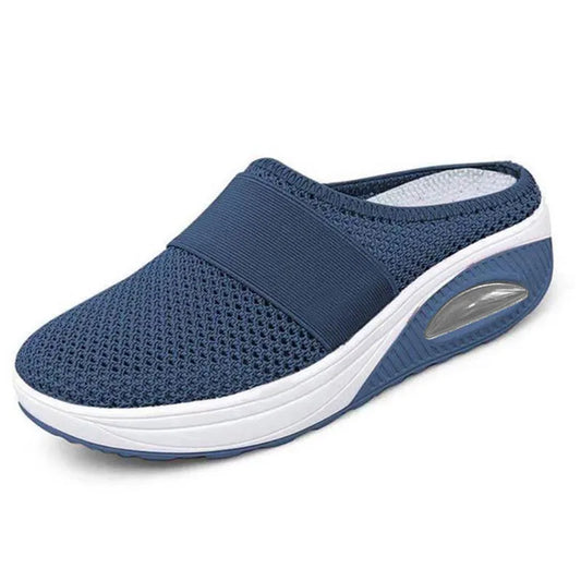 Women Wedge Slippers Premium Slippers Vintage Anti-Slip Casual Female Platform Retro Shoes plus Size Orthopedic Diabetic Sandals